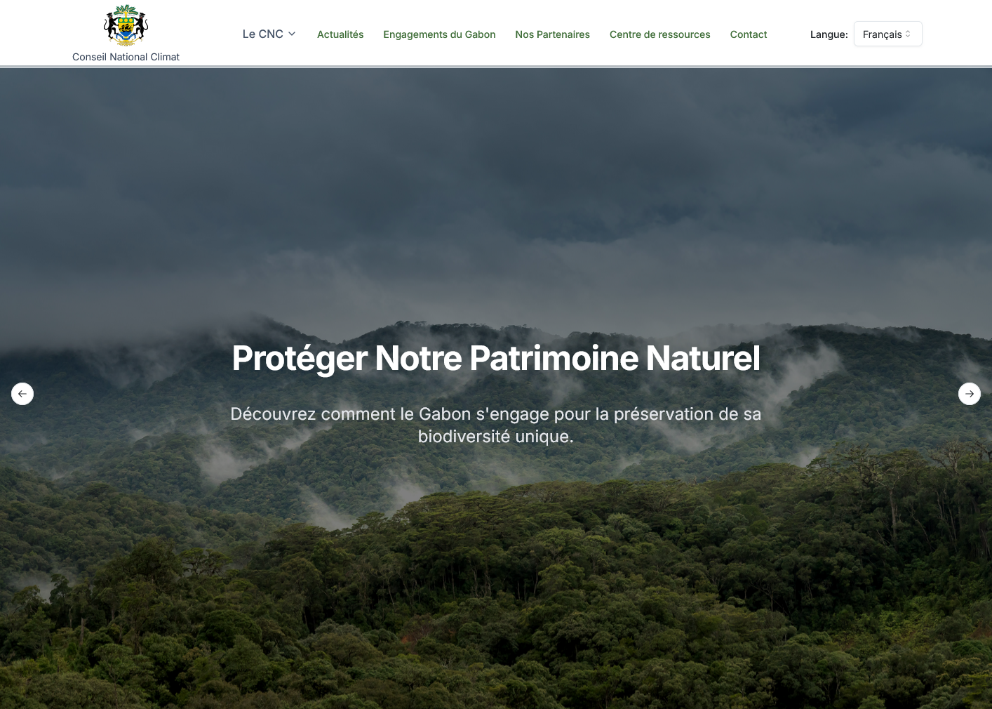 Conseil National Climat Gabon
